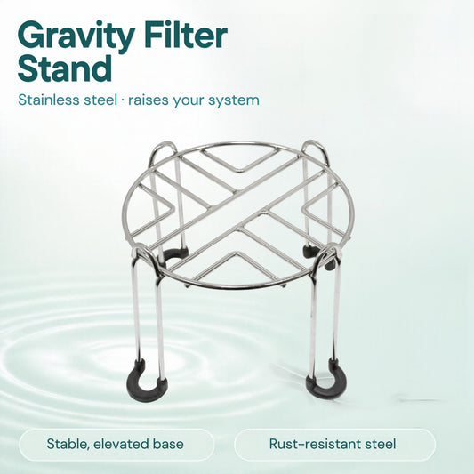 Denali Spring stainless steel gravity filter stand