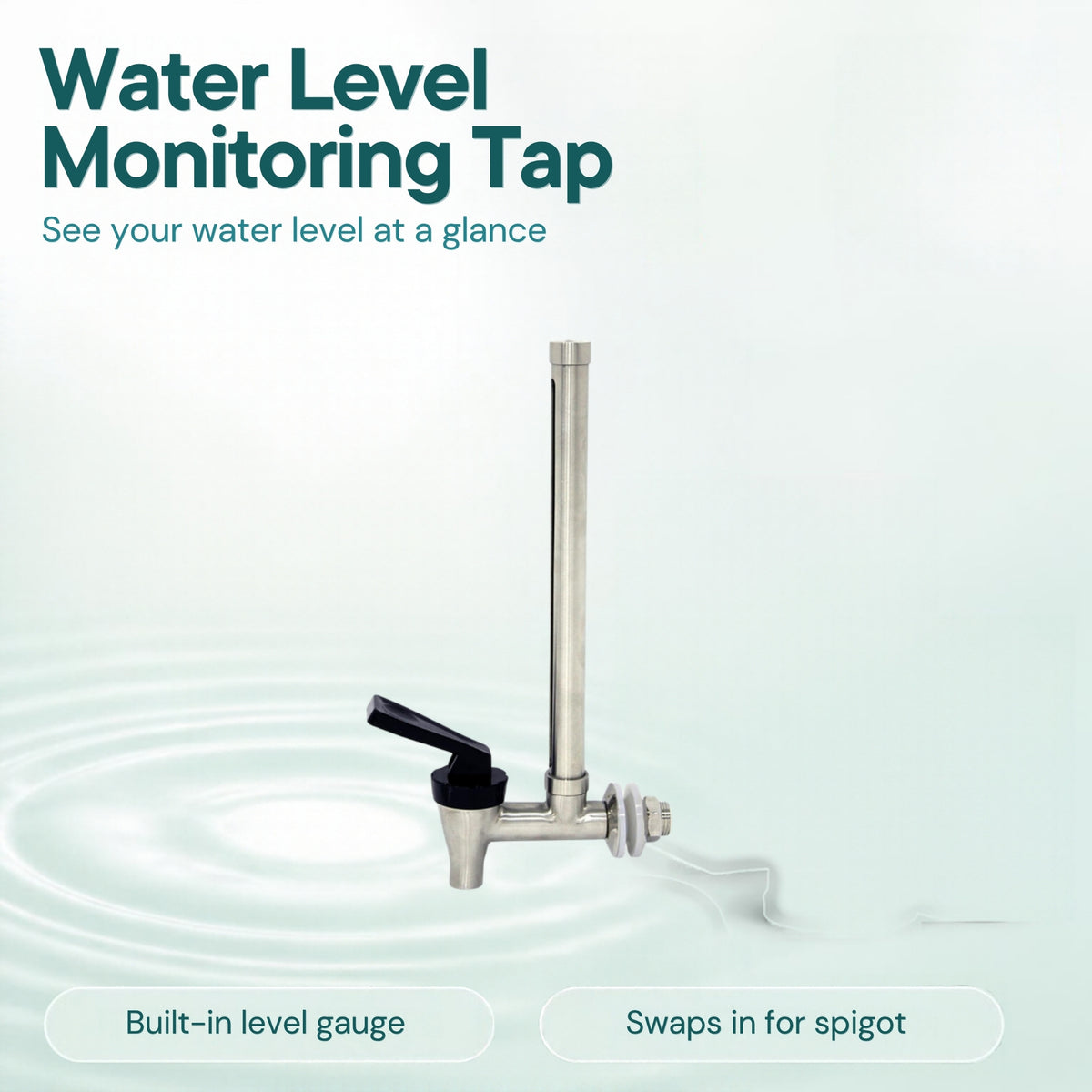 Denali Spring water level monitoring tap